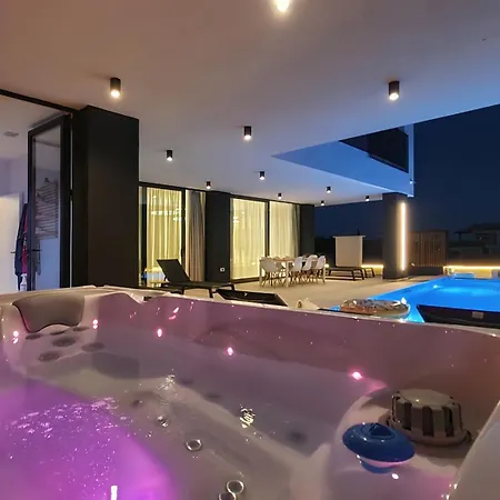 1 With Hot Tub, Sauna And Sea View Kožino